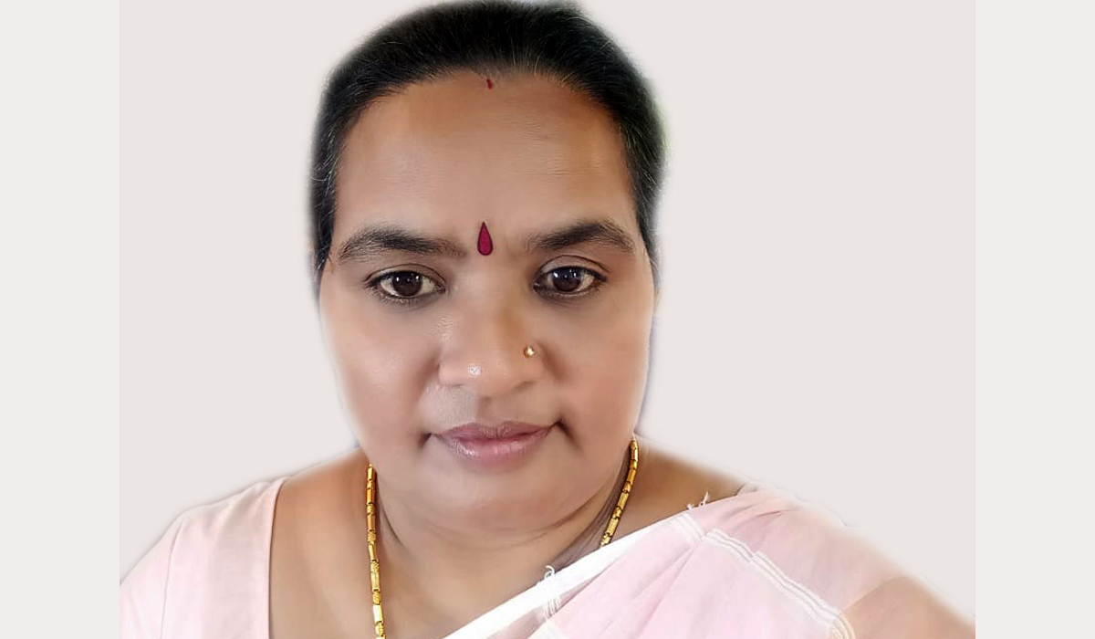 R Kumari Indira Head Mistress – OB Choodanahalli Government School